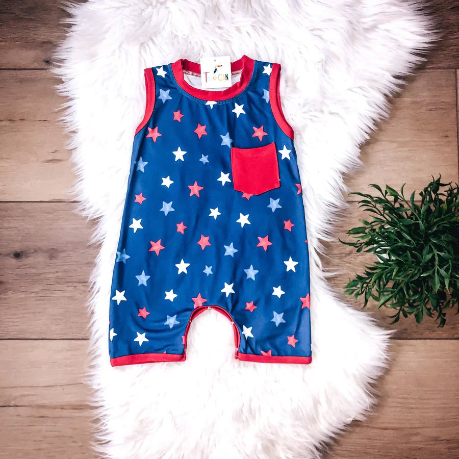 American Stars Boy Romper