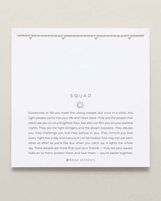 Squad Crystal Necklace