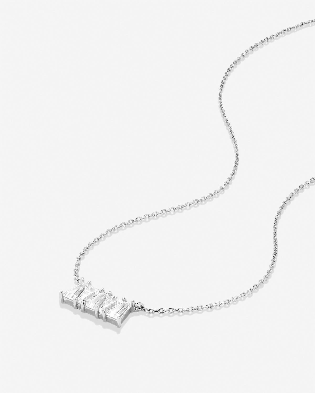 Mom Baguette Dainty Necklace