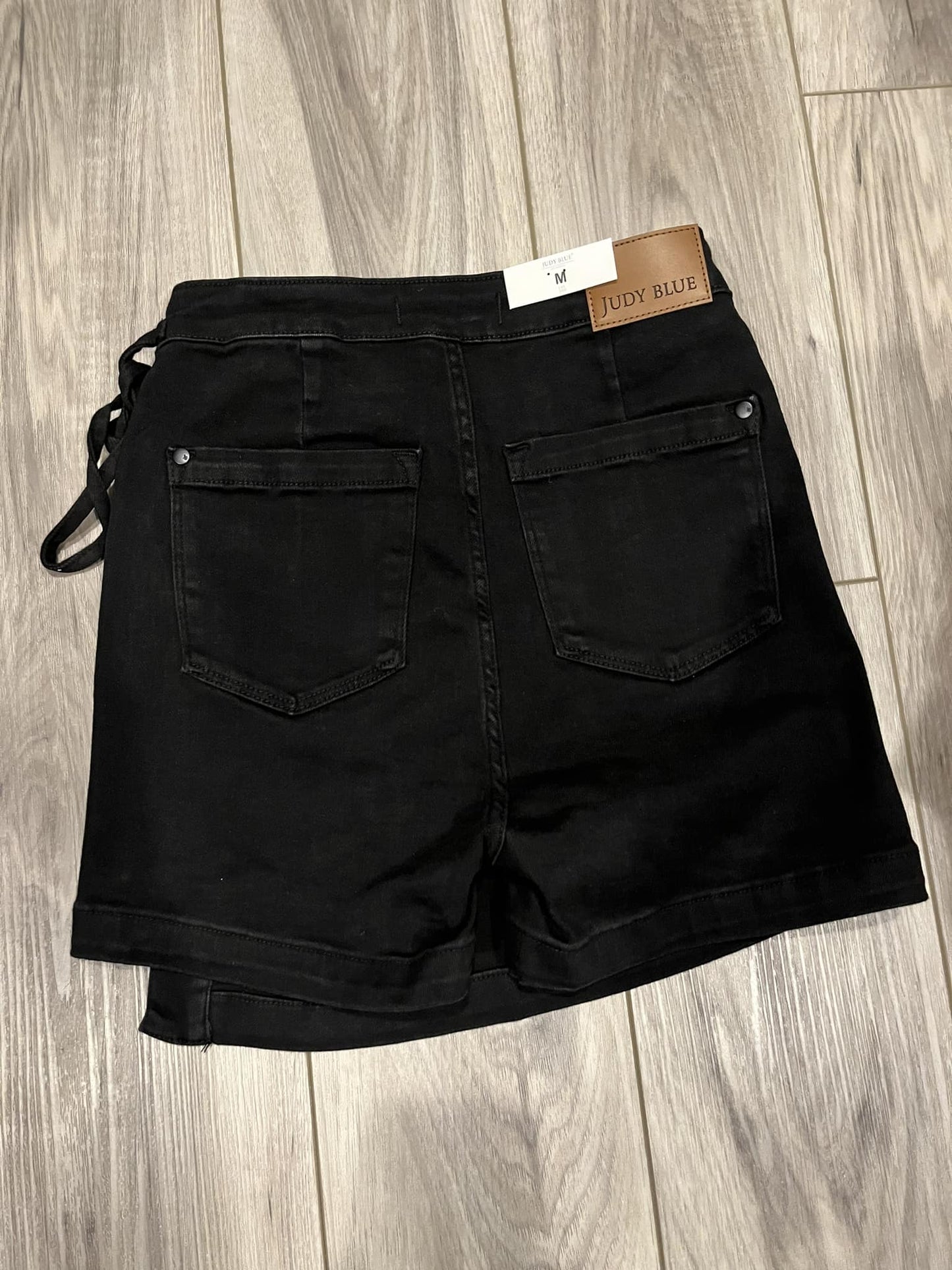 Judy Blue: High Waisted Black Skort