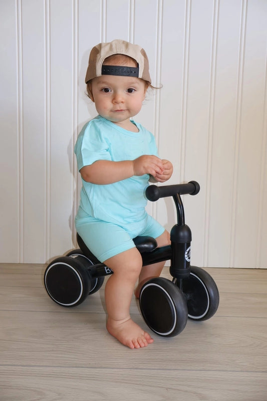 Leo's Krew: Bali Blue Bamboo Short Set