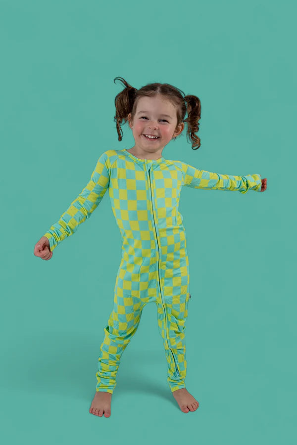 Dream Big: Be Bold Checkers Bamboo Zippy