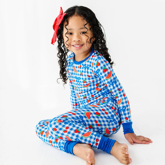 Kiki + Lulu: Berry Cool Bamboo Two Piece Set