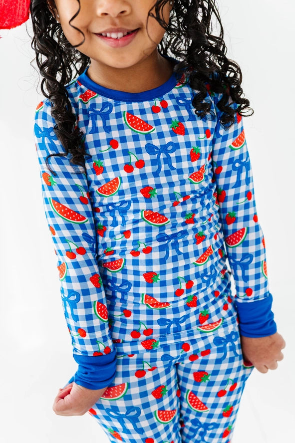 Kiki + Lulu: Berry Cool Bamboo Two Piece Set