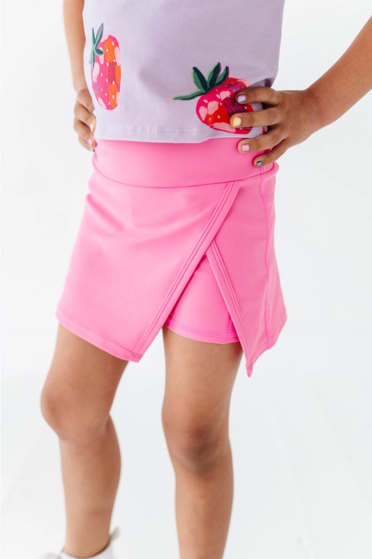 Made By Molly: Berry Pink Active Side Spilt Skort