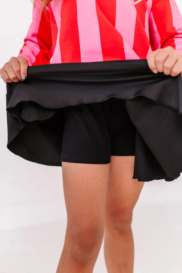 Made By Molly: Black Active Twirl Skort