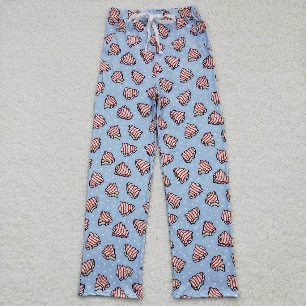 Christmas Tree Snack Cake Print PJ's