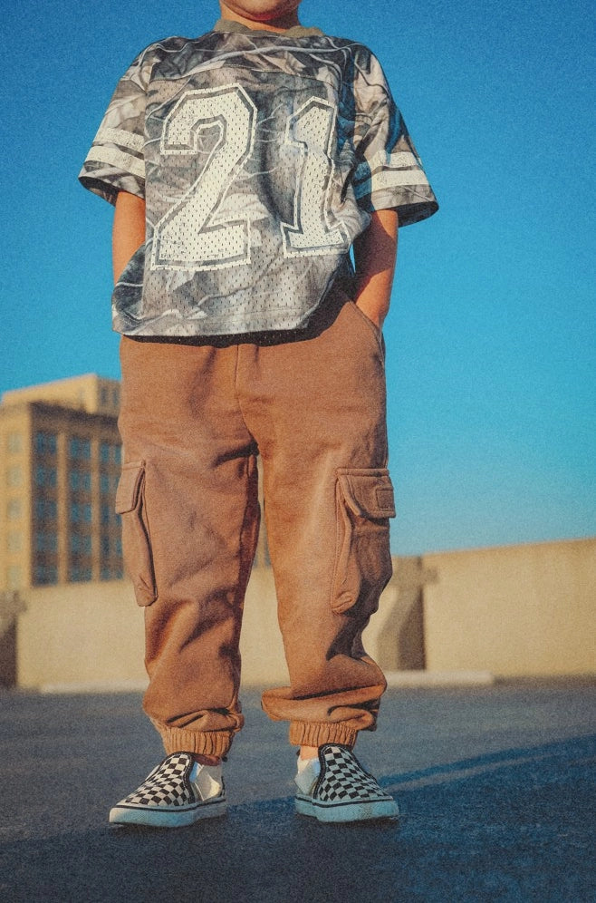 Lucky Link: Camel Classic Style Cargo Sweatpant Joggers