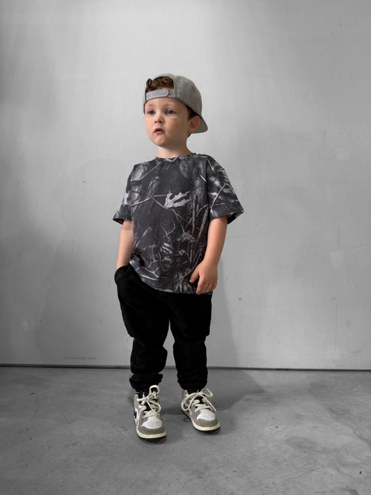 Lucky Link: Charcoal Camo Tee