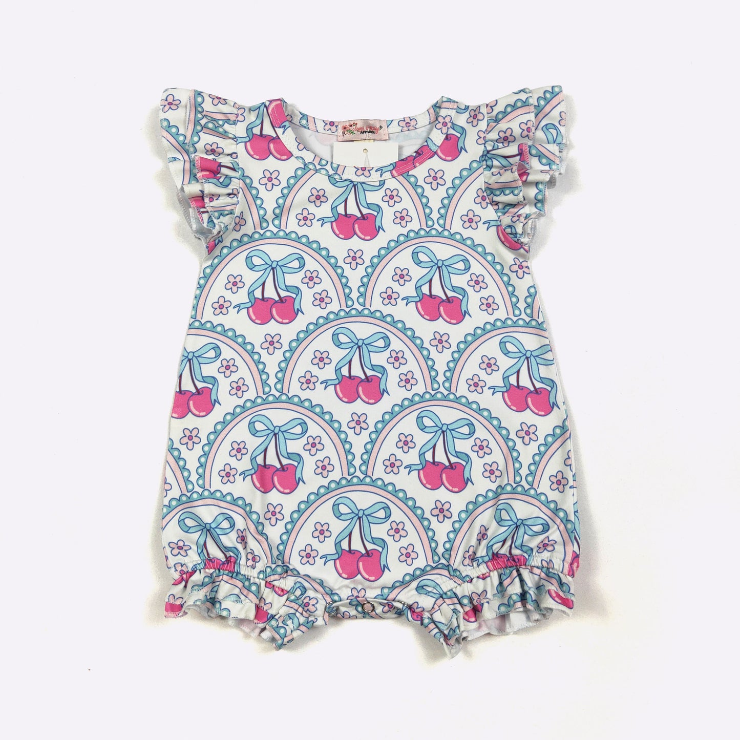 Cherry Chic Baby Romper