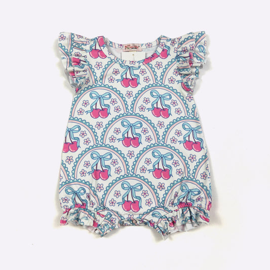 Cherry Chic Baby Romper
