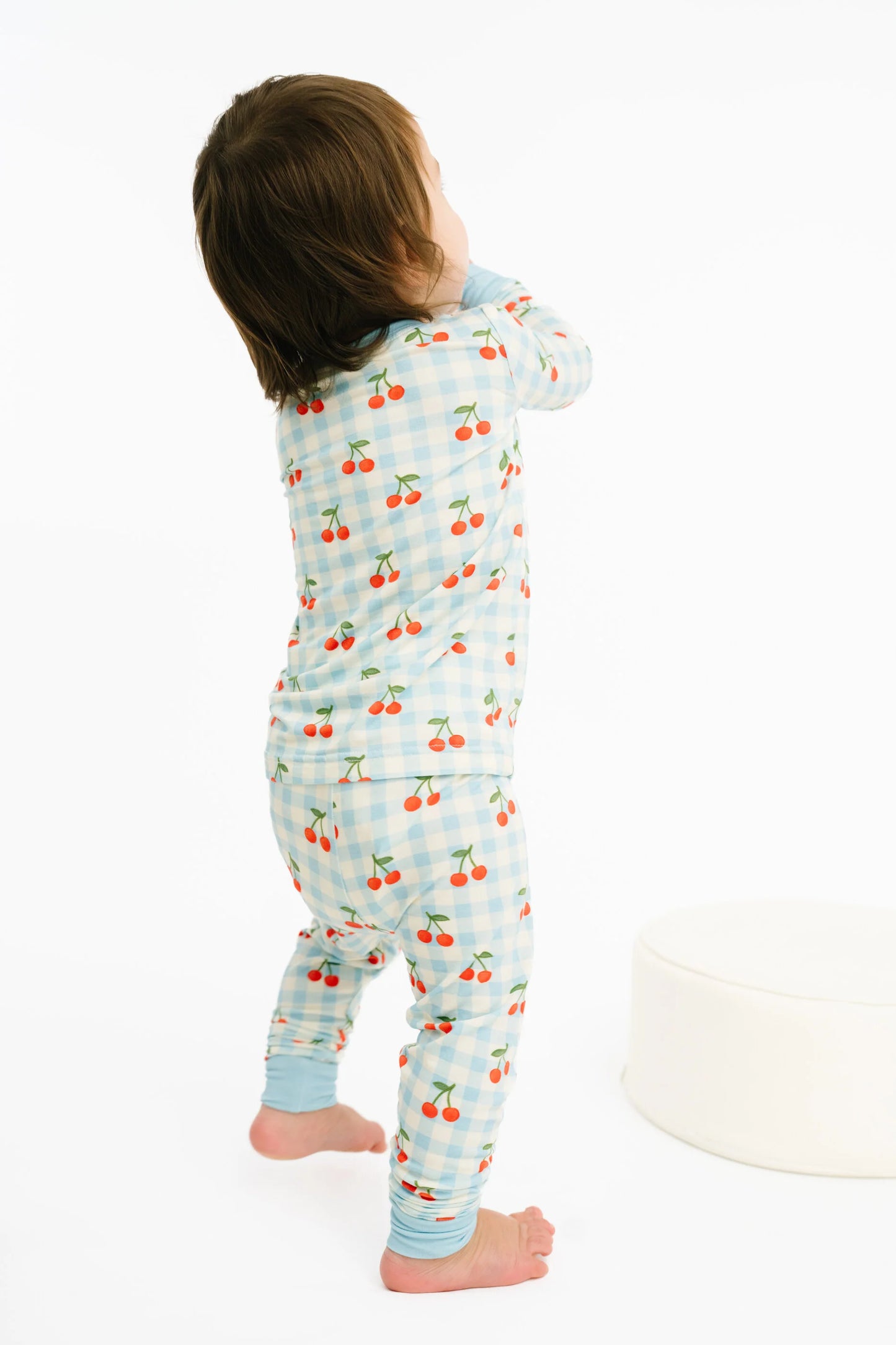 Little One Shop: Cherry Picnic Bamboo Two Piece Set