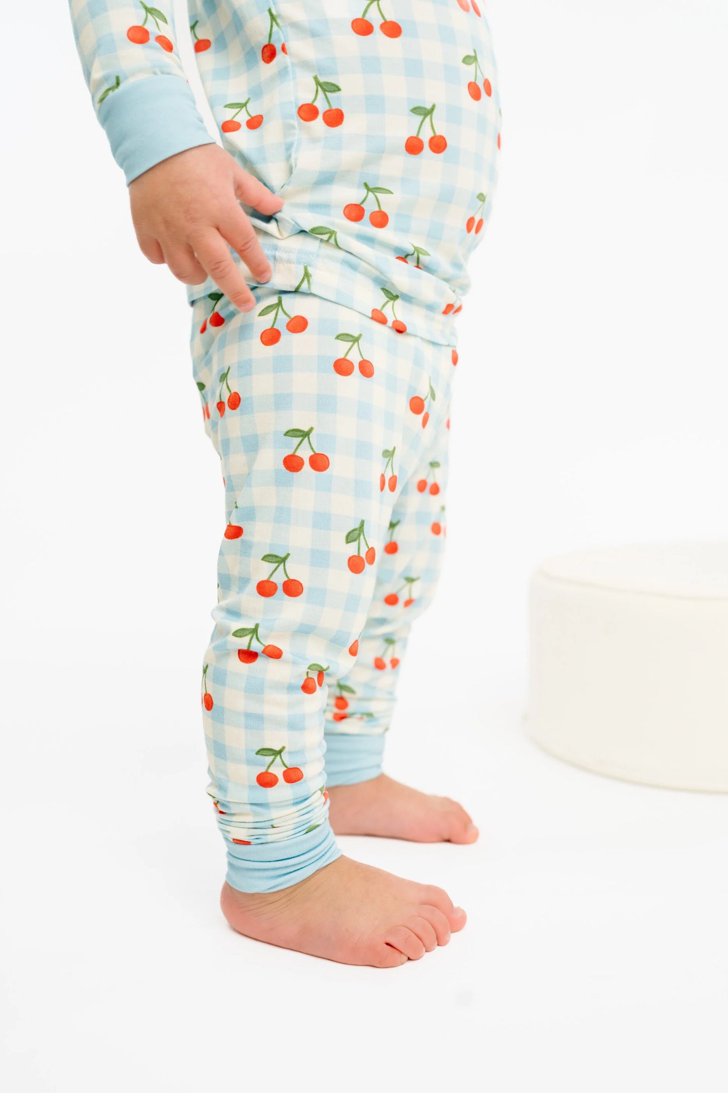 Little One Shop: Cherry Picnic Bamboo Two Piece Set