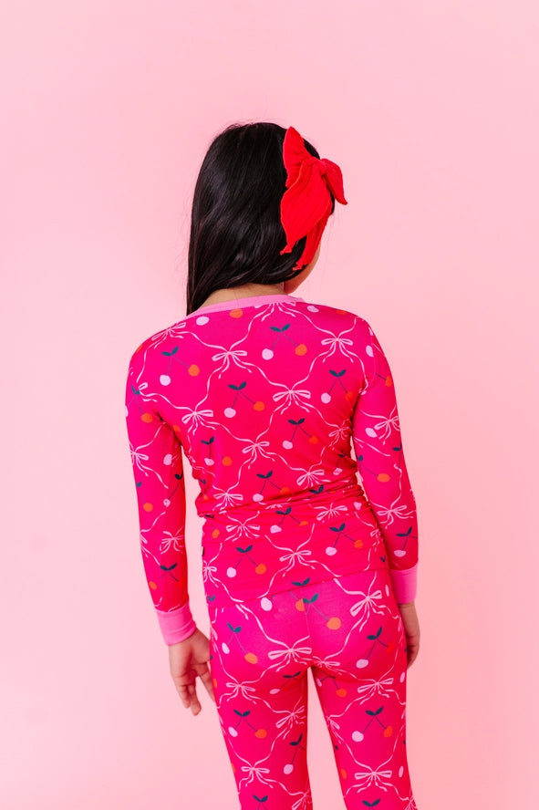 Kiki + Lulu: Cherry Wild Bamboo Two Piece Set