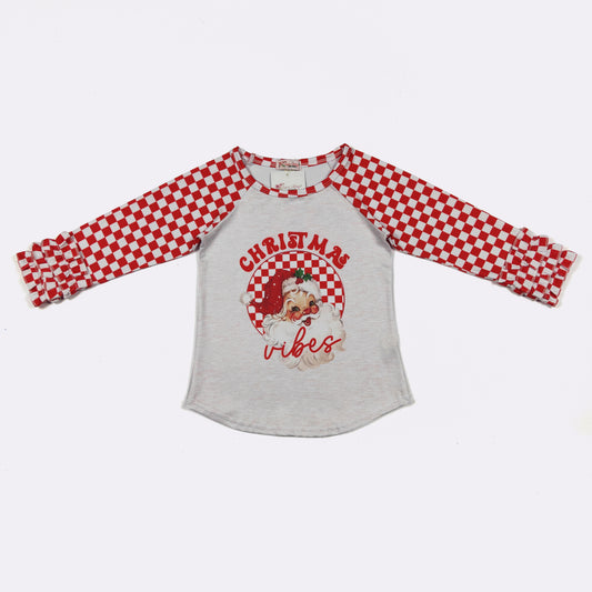 Christmas Vibes Girls Top