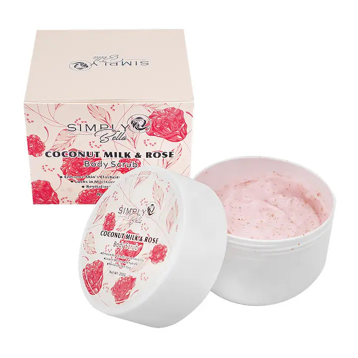 Simply Bella: Coconut Milk & Rose Body Scrub