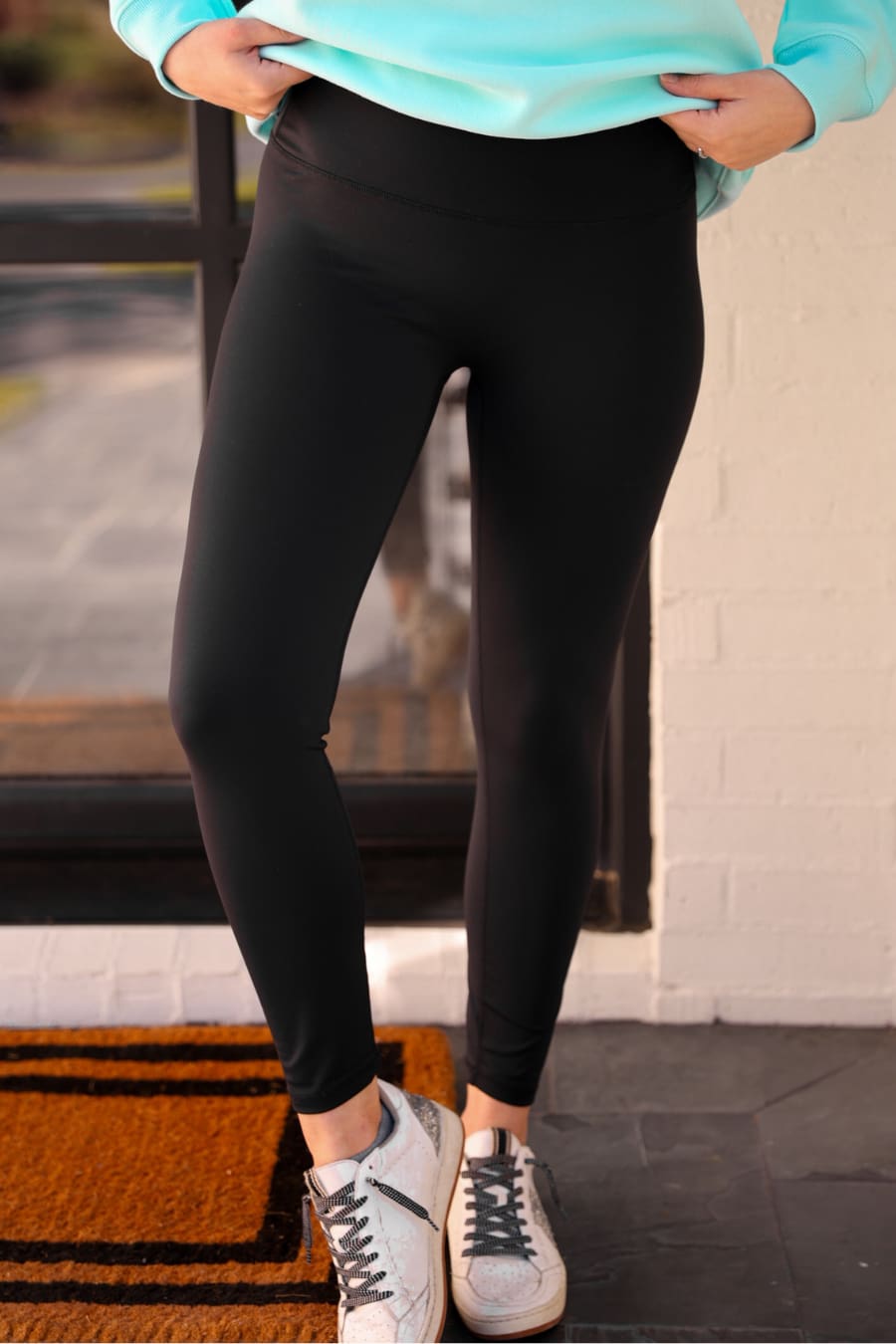 Compression Leggings- Black