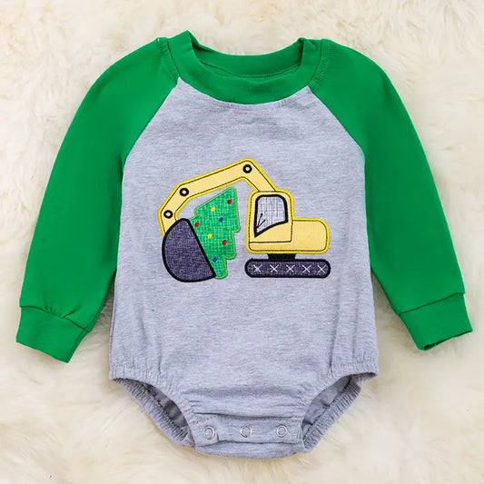 Christmas Construction Romper