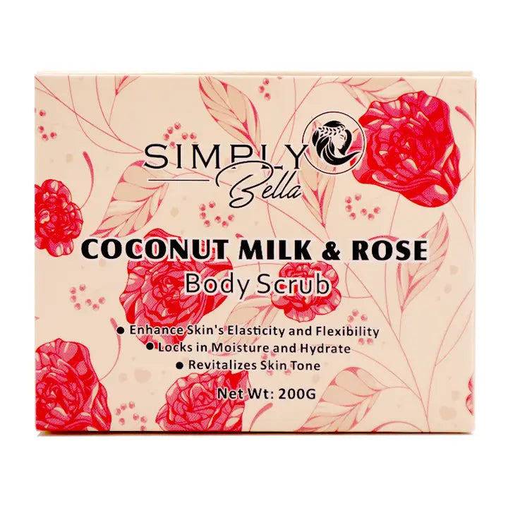 Simply Bella: Coconut Milk & Rose Body Scrub