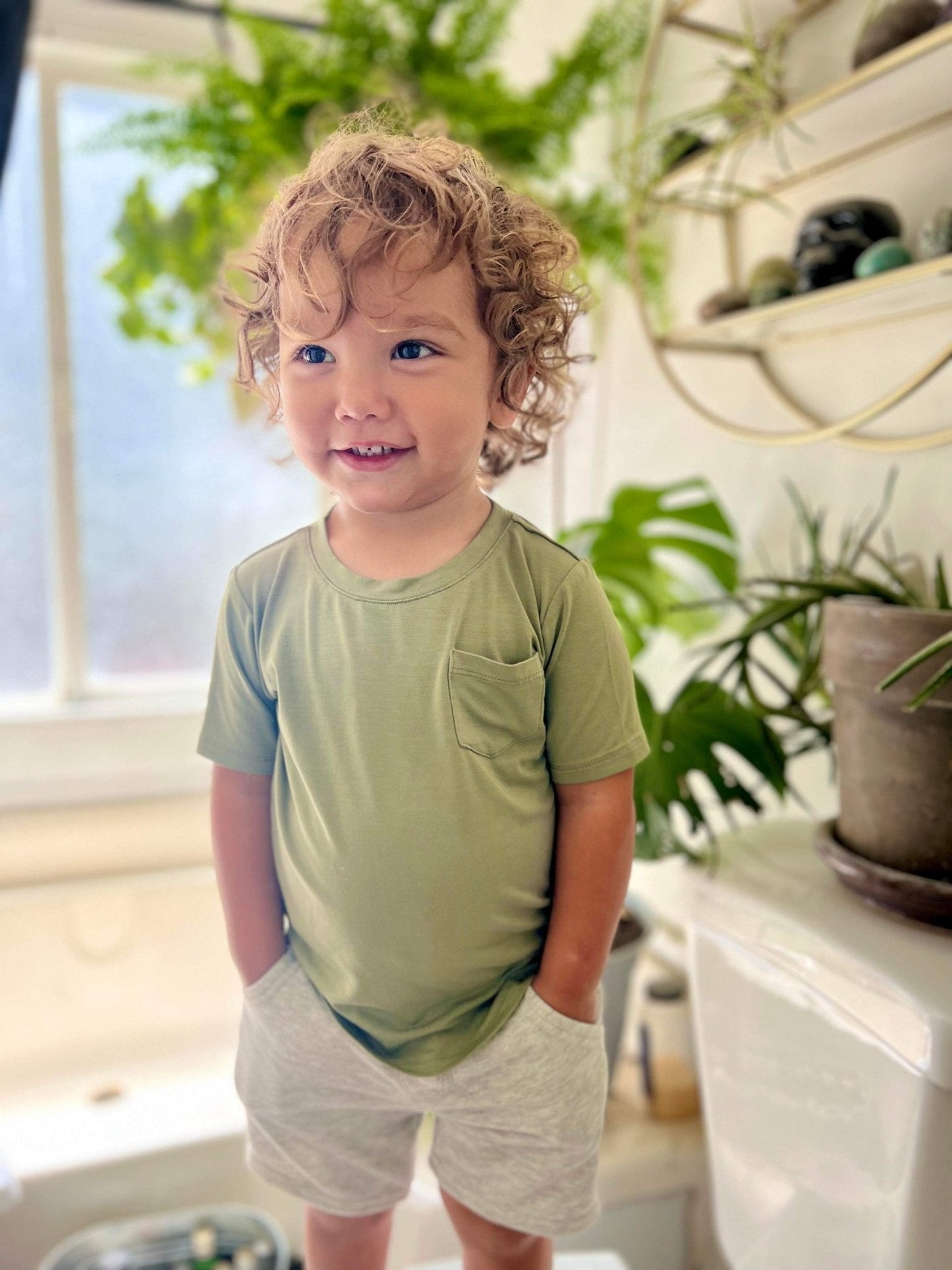 Pocket Tee - Sage