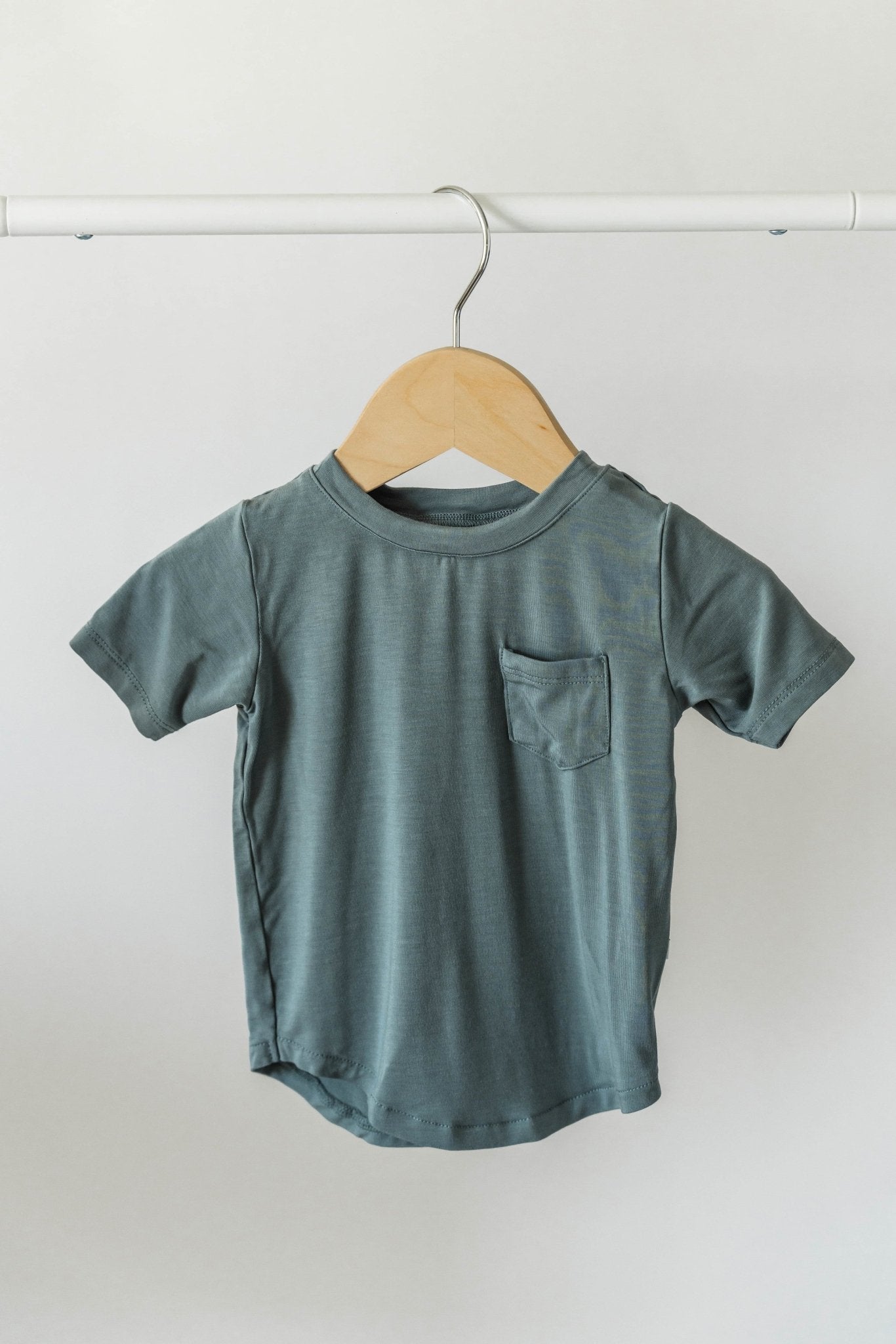Pocket Tee- Sea Blue