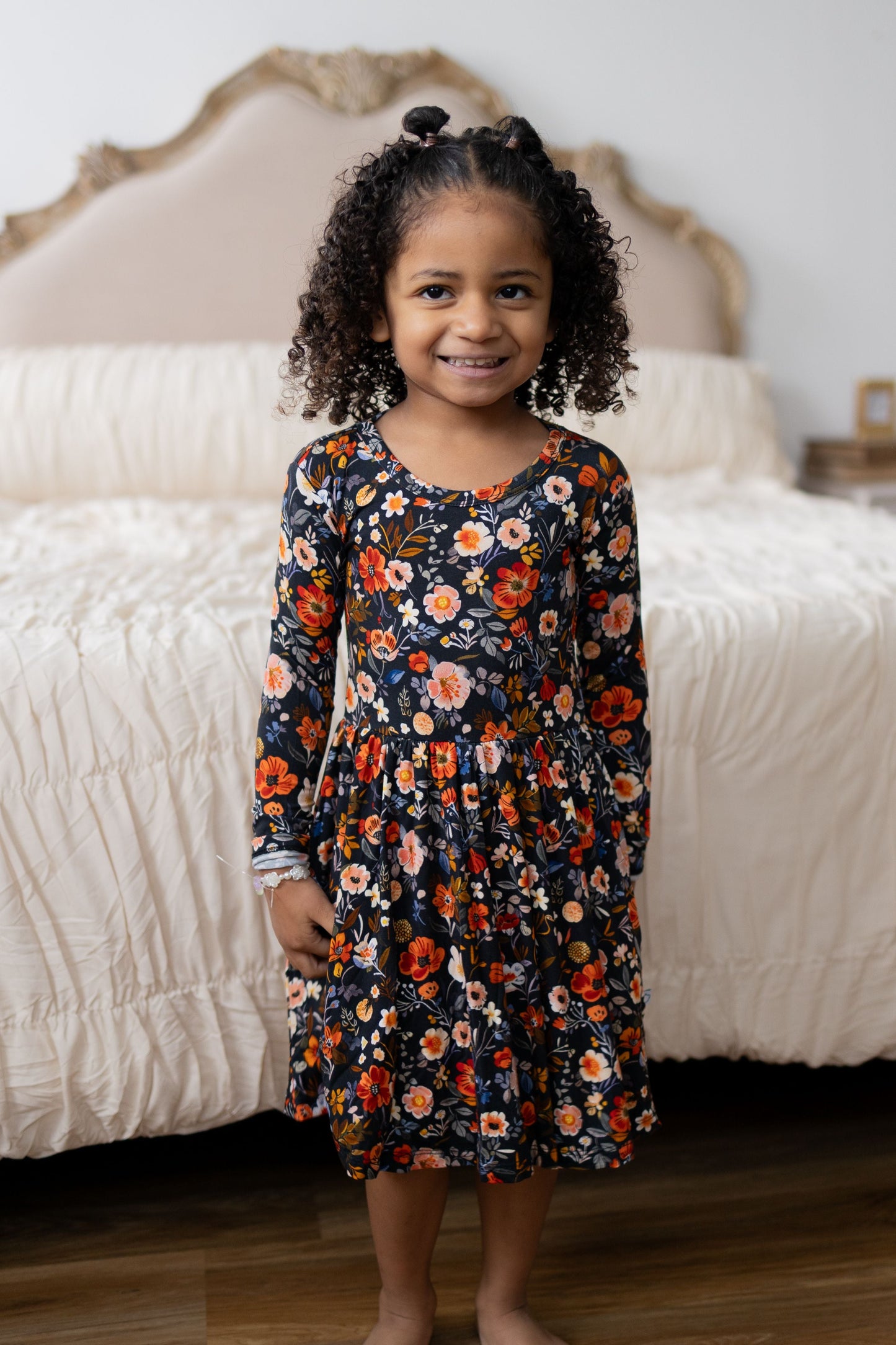 Autumn Bloom Twirl Dress