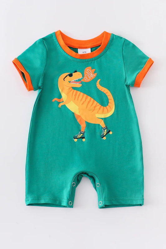 Boys Dino Flame Romper