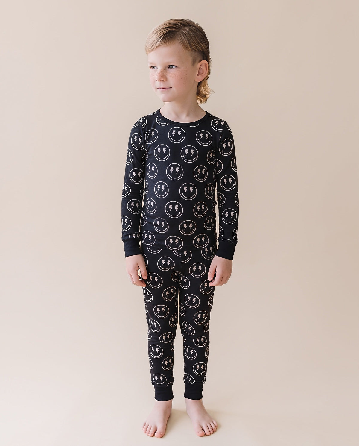 Bamboo Two Piece Set | Electric Smiley