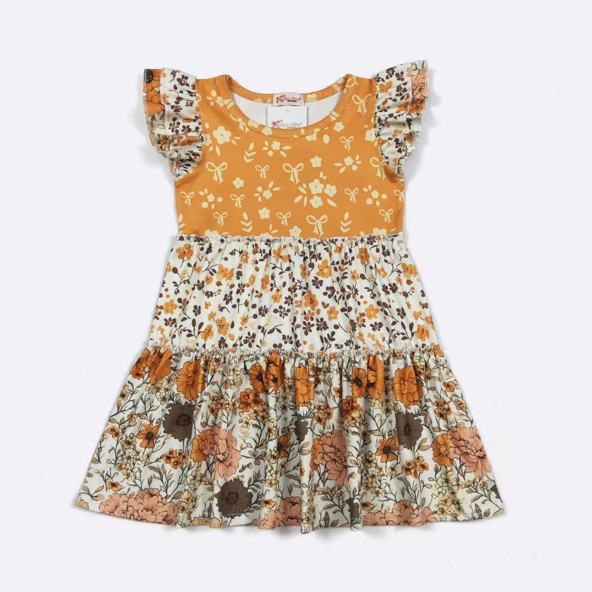 Fall Floral Girls Dress
