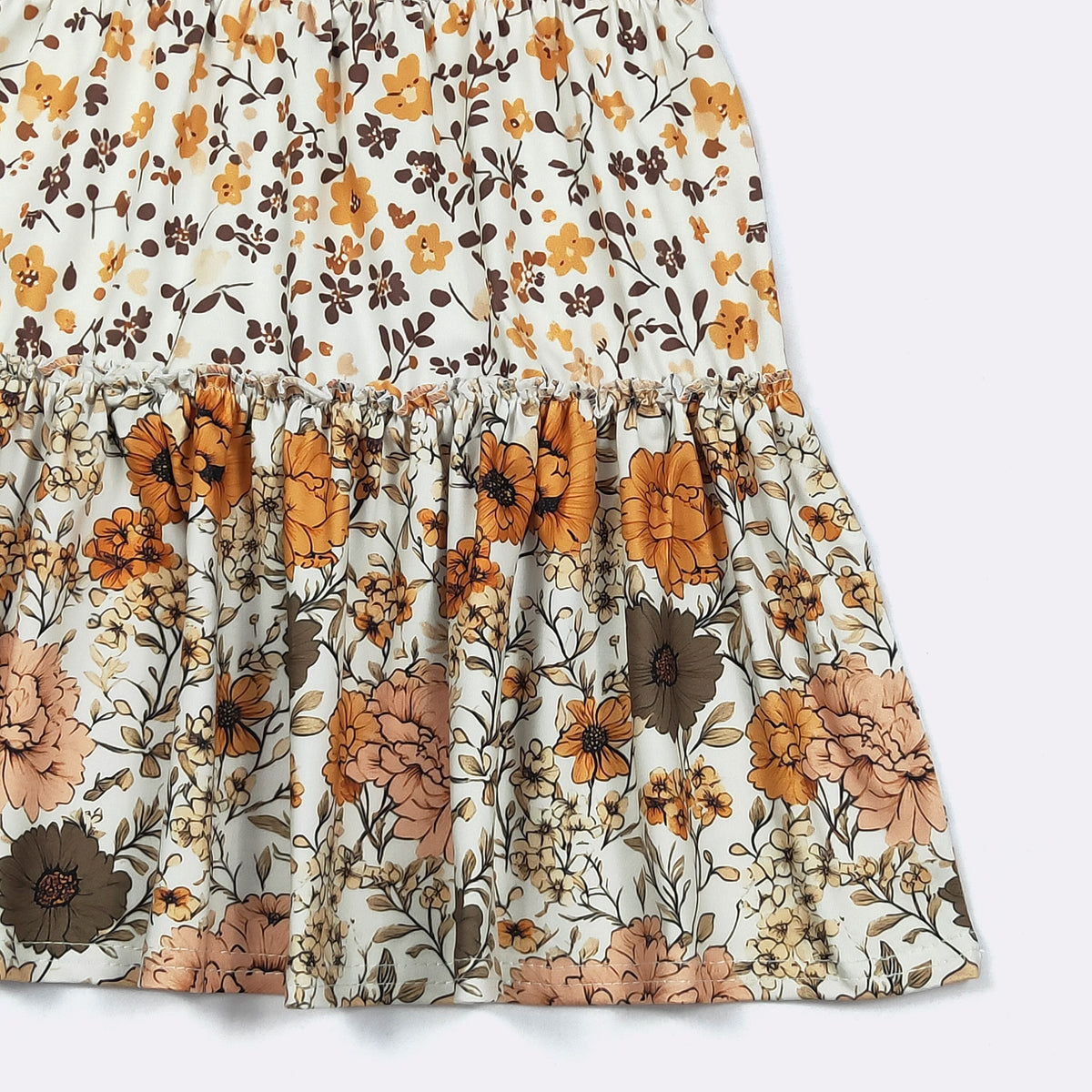Fall Floral Girls Dress