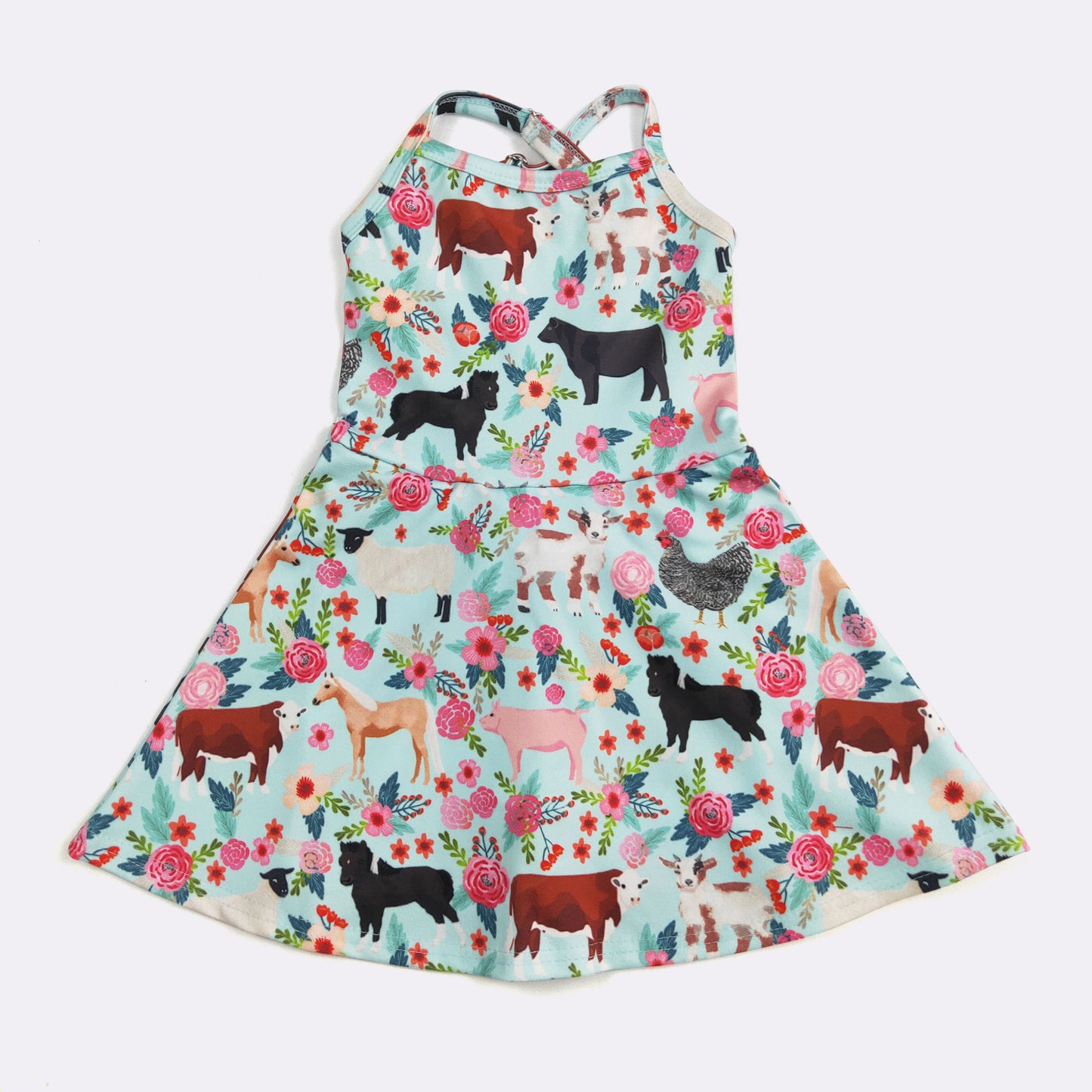 Farm Floral Athletic Dress