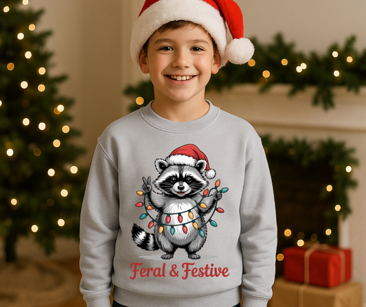 Feral & Festive Christmas Print- KIDS