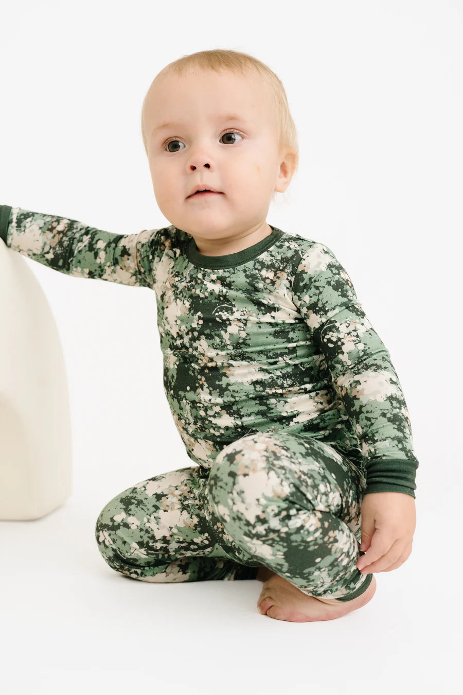 Little One Shop: Forest Camo Bamboo Two Piece Set