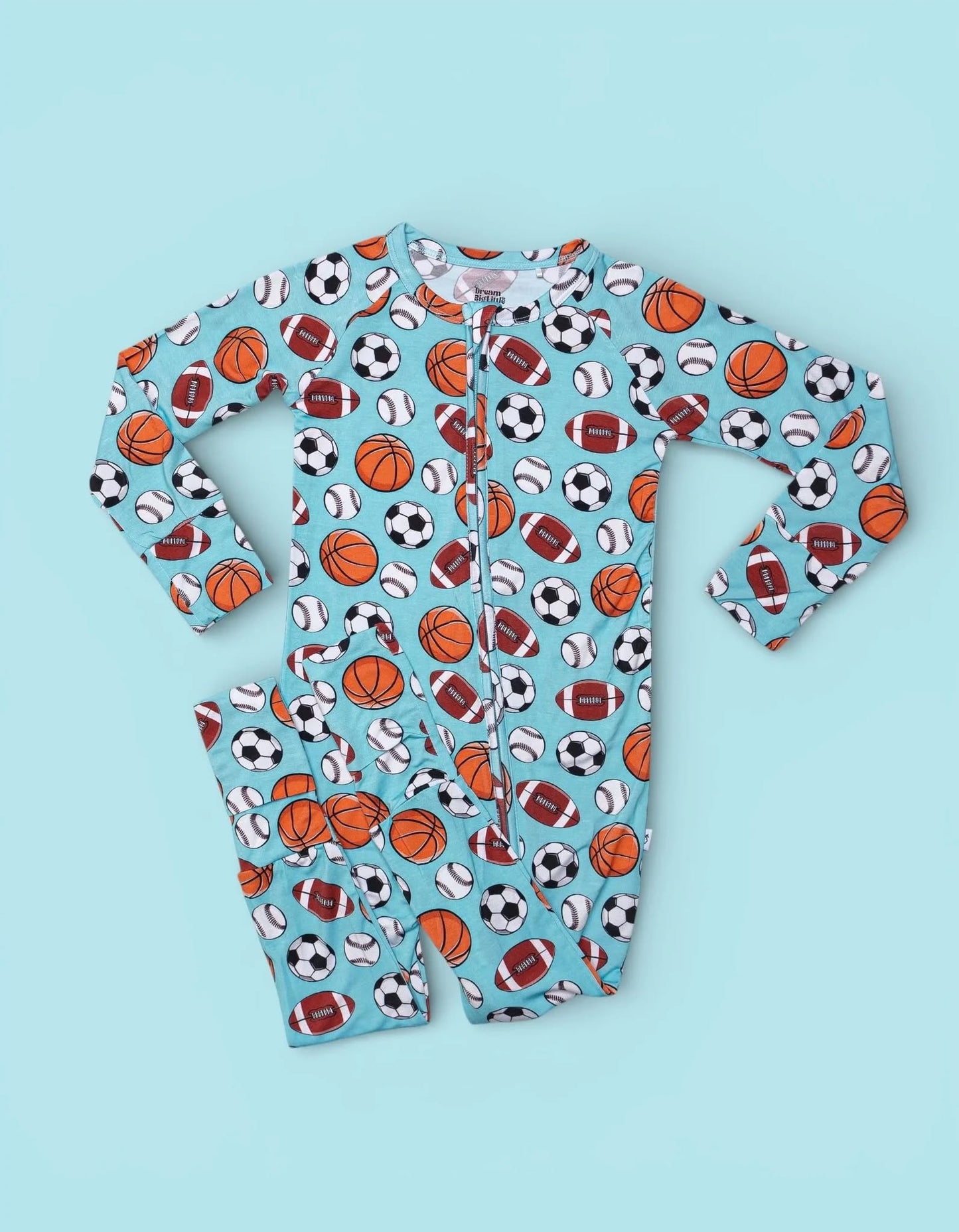 Dream Big: Game On Bamboo Zippy Romper