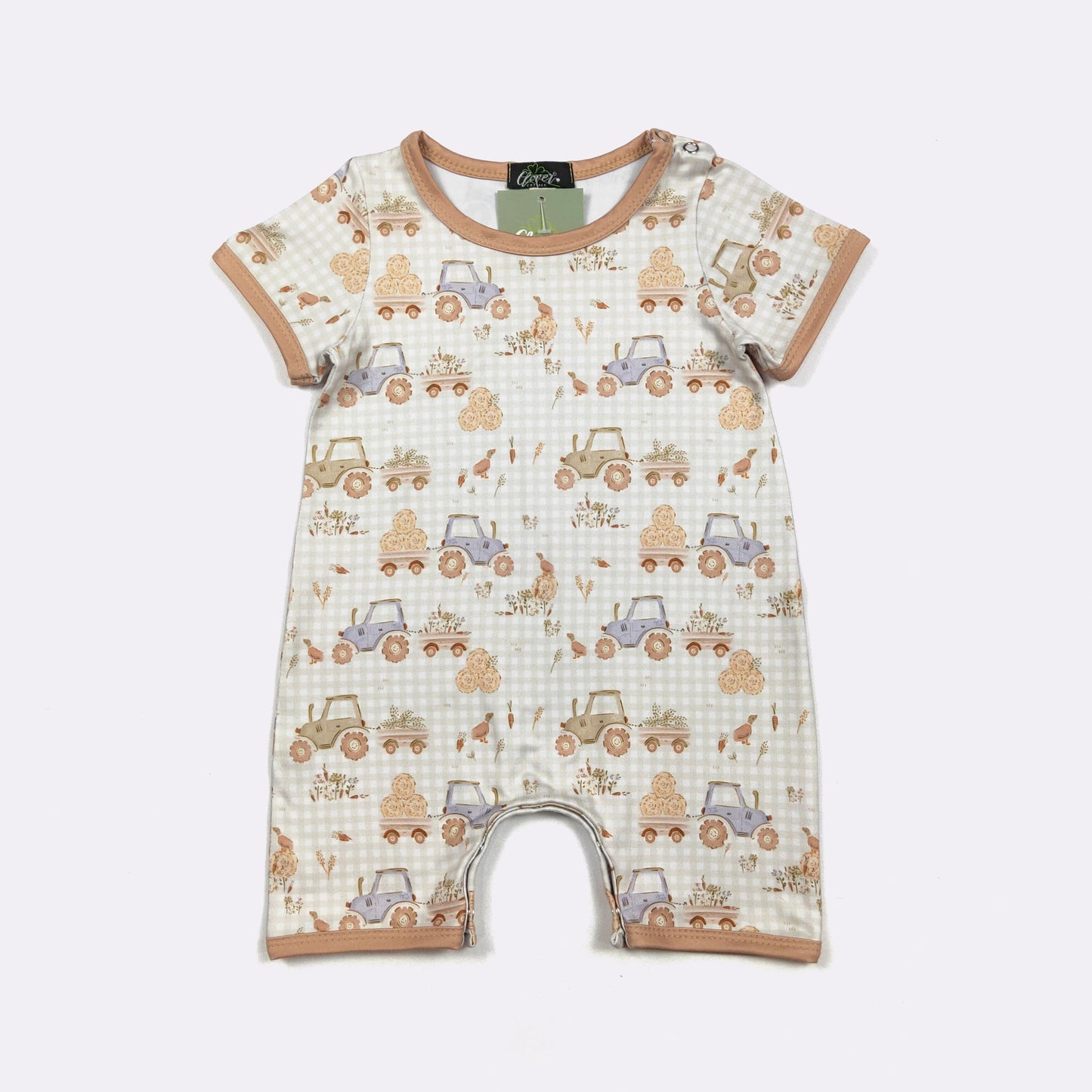 Gingham Hayride Romper