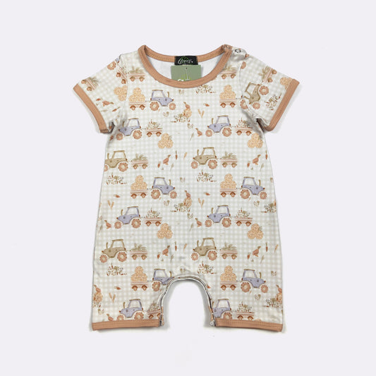 Gingham Hayride Romper