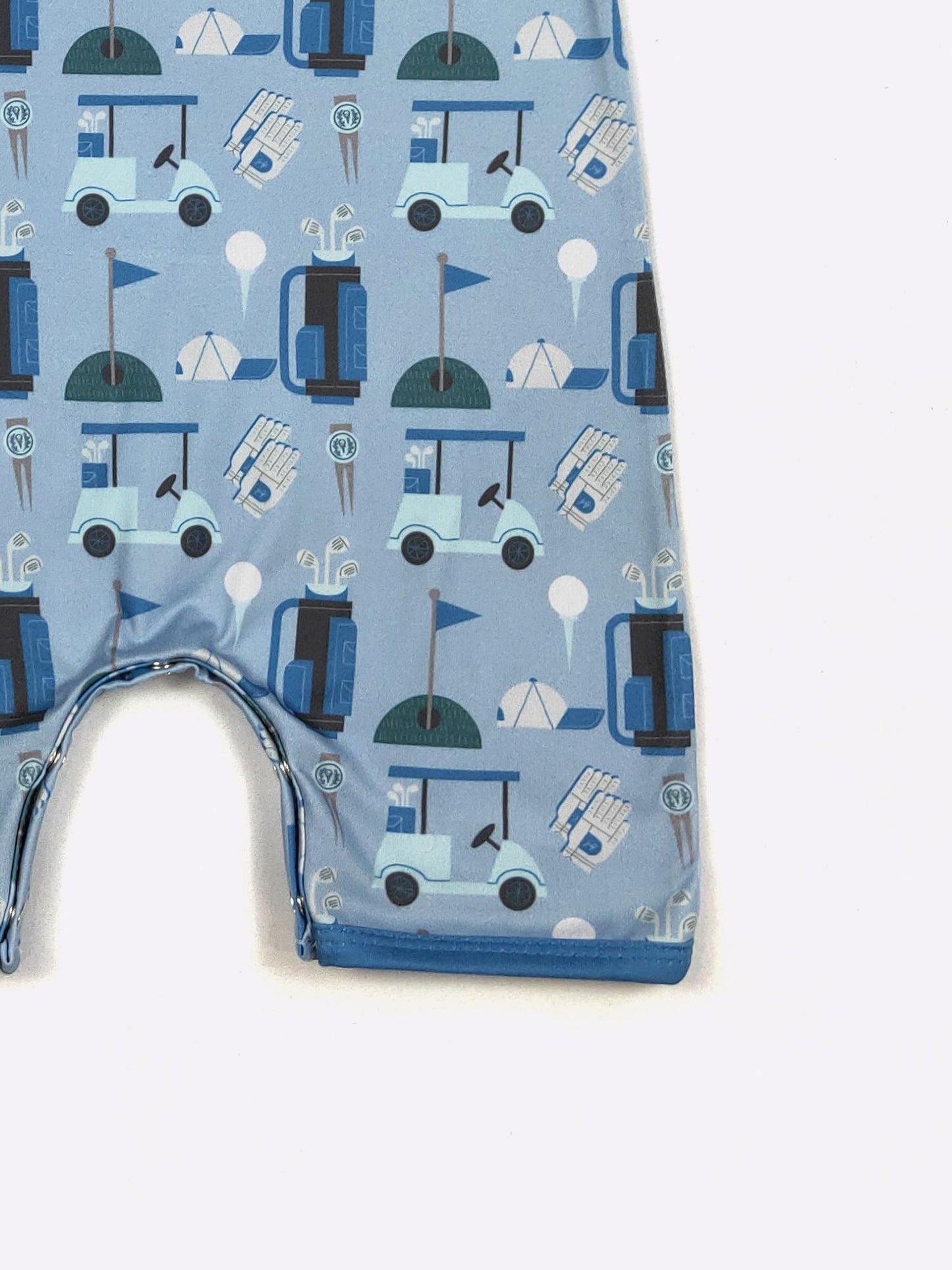 Golf Blues Short Romper