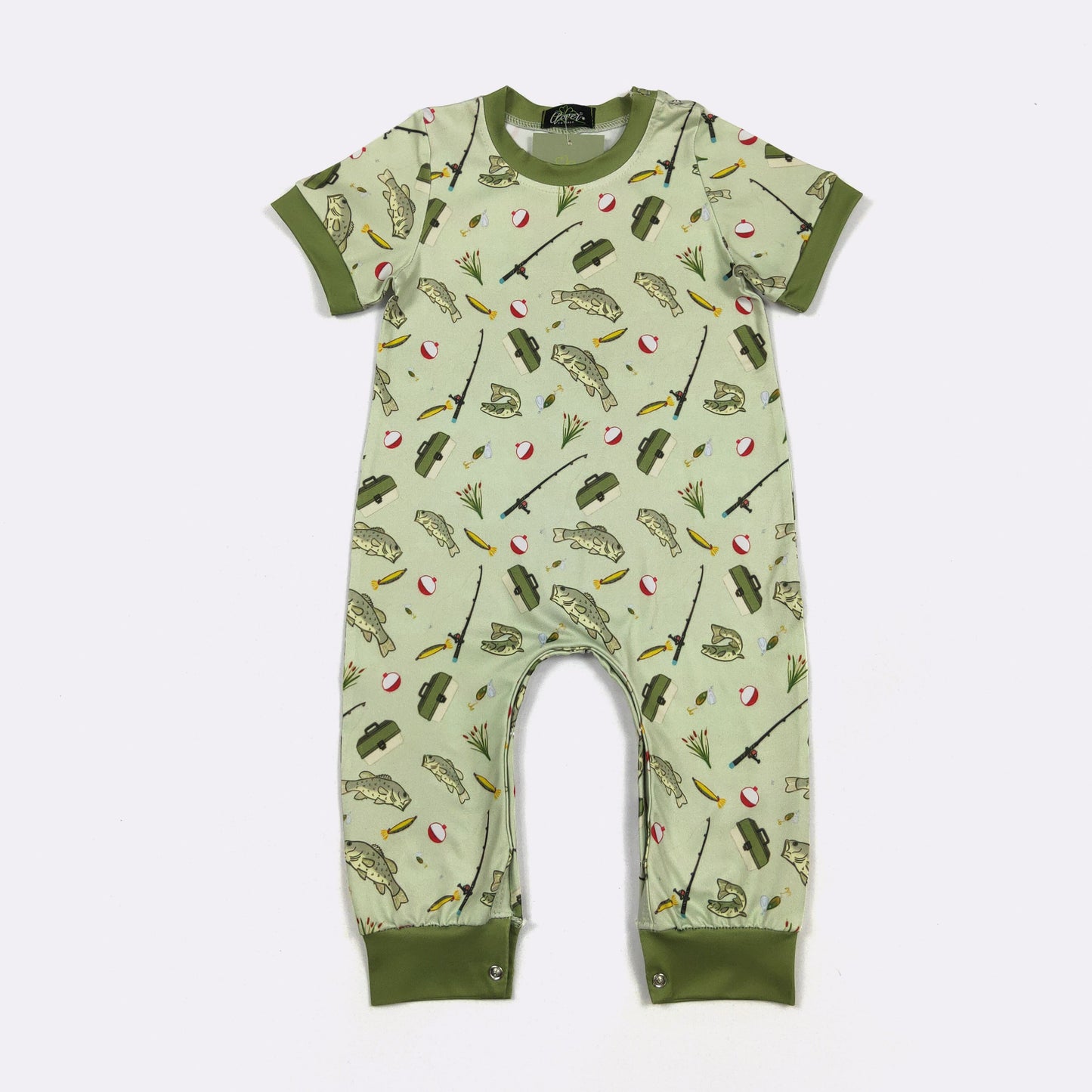 Green Bass Romper