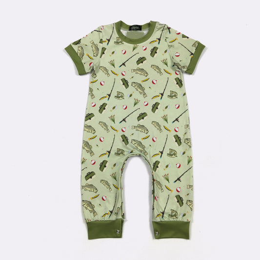 Green Bass Romper