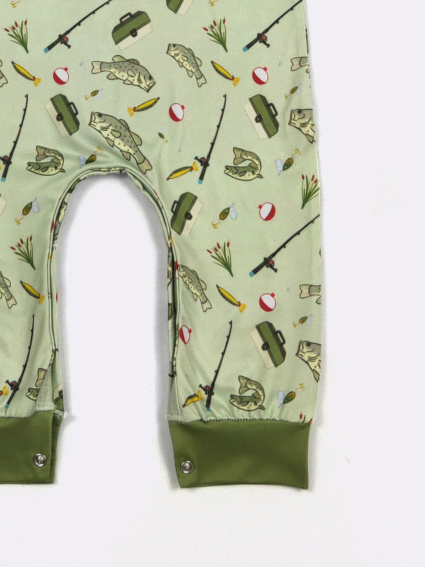 Green Bass Romper