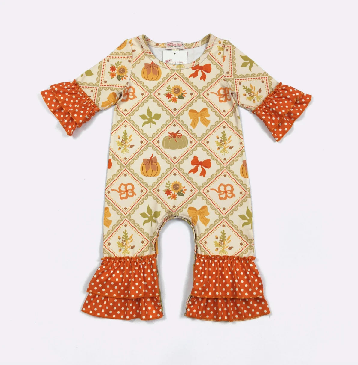 Harvest Patch Ruffle Romper
