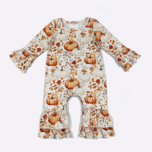Harvest Pumpkin Baby Romper