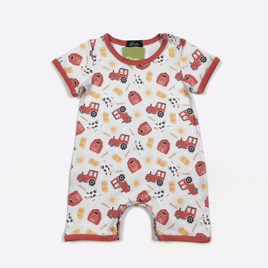 Haystack Print Romper