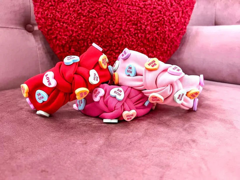 Headbands- Beaded/Sequin:  Hearts