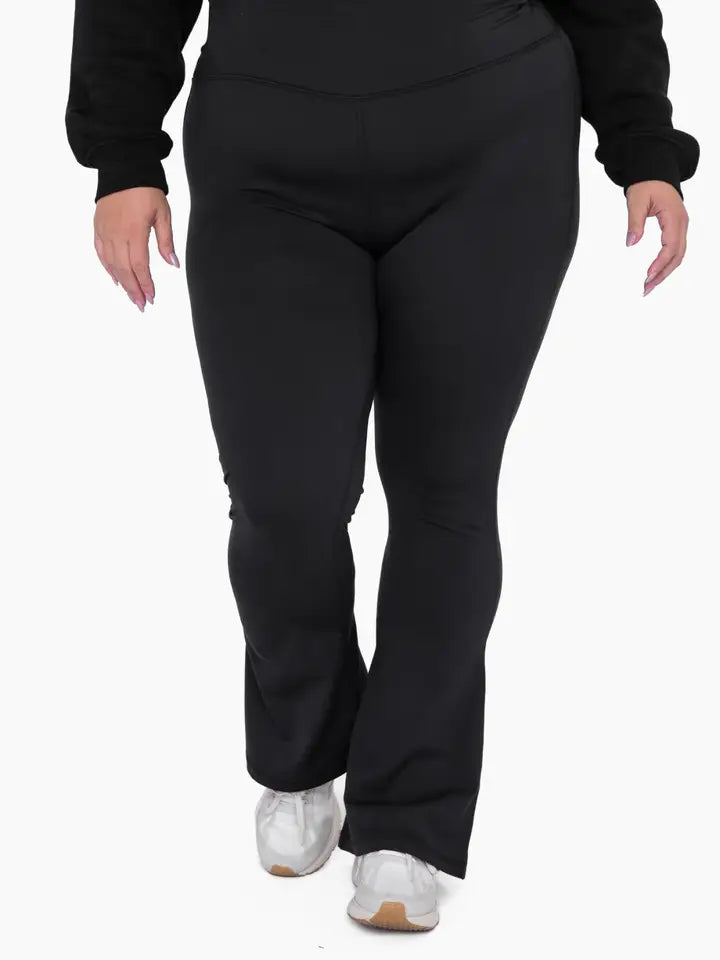 Mono B: Curvy Venice High-Waist Flare Legging