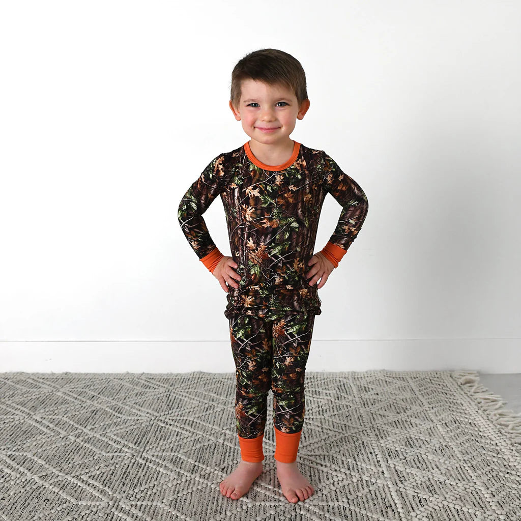 Gigi & Max: Hunter Camo Bamboo Two Piece Long Set