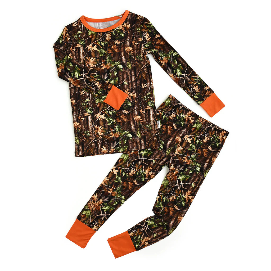 Gigi & Max: Hunter Camo Bamboo Two Piece Long Set