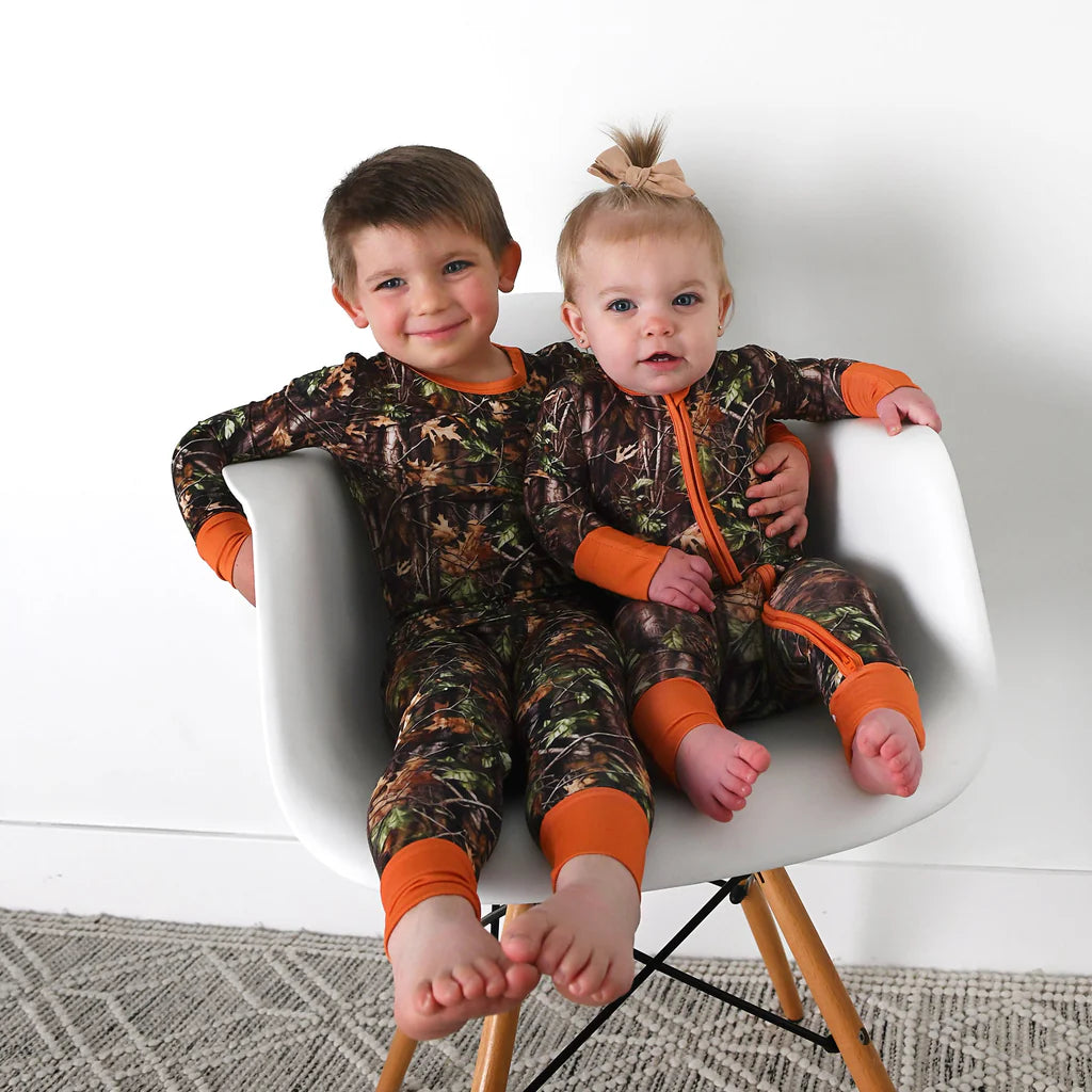 Gigi & Max: Hunter Camo Bamboo Two Piece Long Set