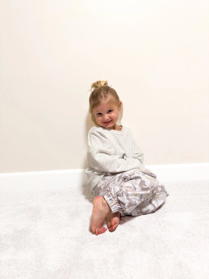 Lettie Grays: Icy Camo Cargo Jogger