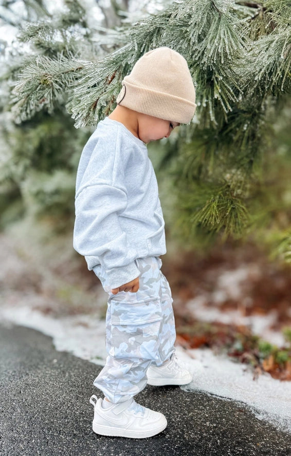 Lettie Grays: Icy Camo Cargo Jogger